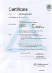 Certificate EN ISO 22716:2007